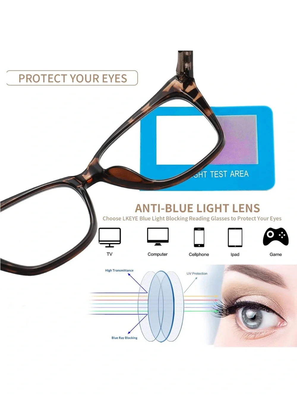 Classic Black Cat-Eye  Glasses